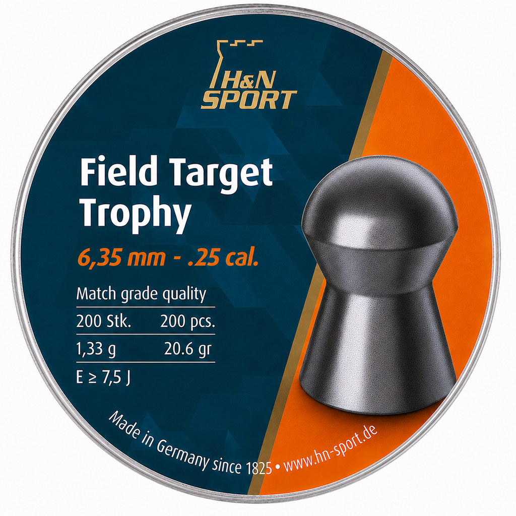 H&N Sport Modelo Field Target Trophy Pellets .25 o 6.35 mm