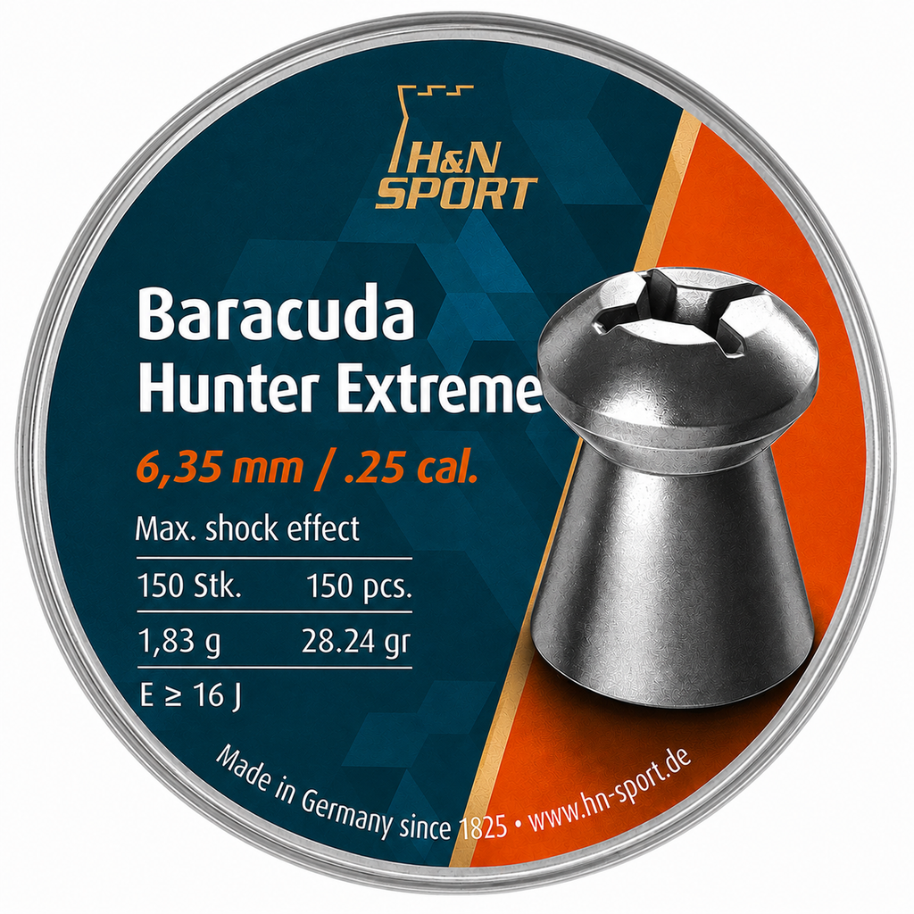 H&N Sport Modelo Baracuda Hunter Extreme Pellets .25 o 6.35 mm