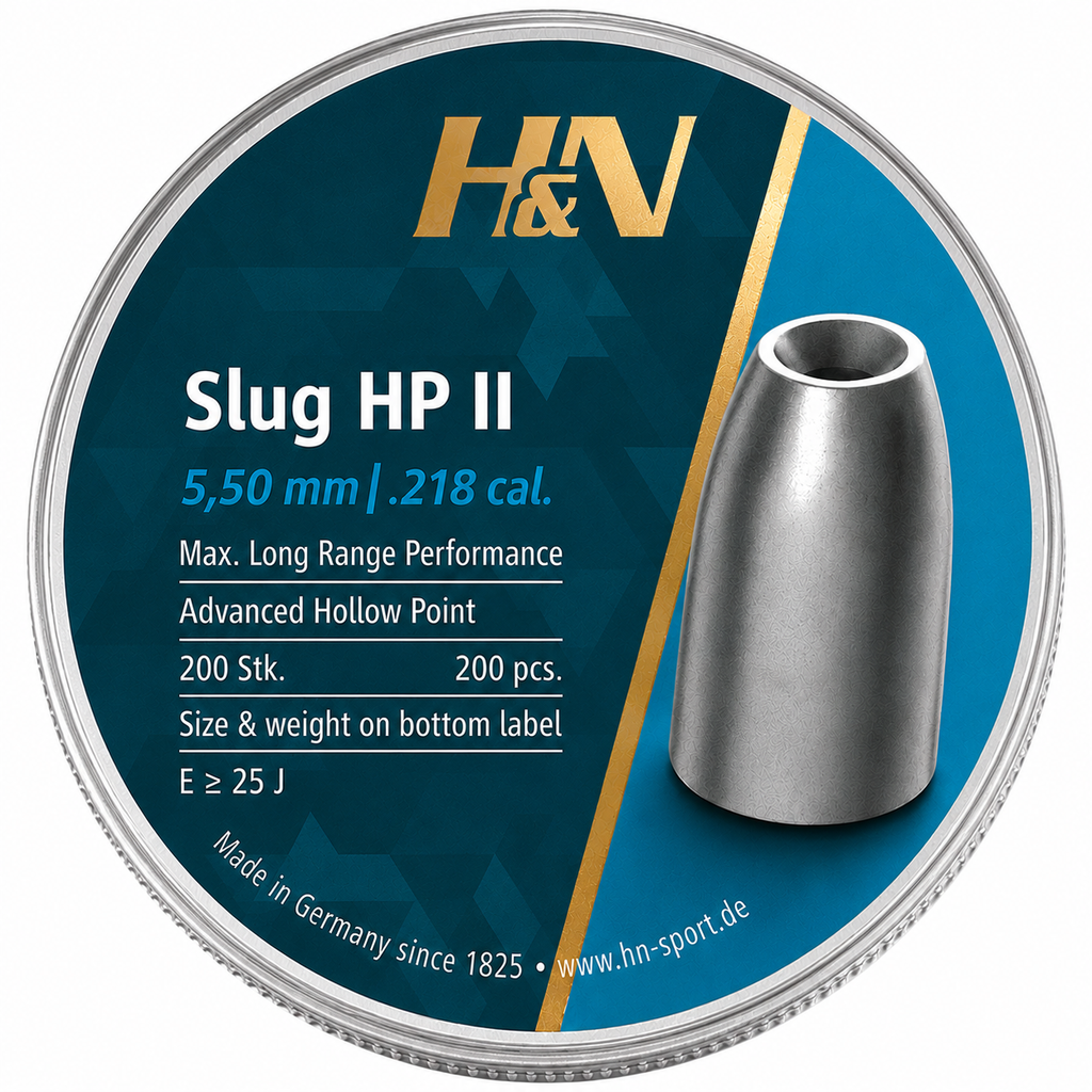 H&N Sport Modelo Slugs HP II .22 o 5.5 mm